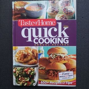 🍽Taste of Home Quick Cooking 2016 Annual Recipies